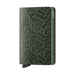 Кошелек Secrid Slimwallet Hexagon - зеленый