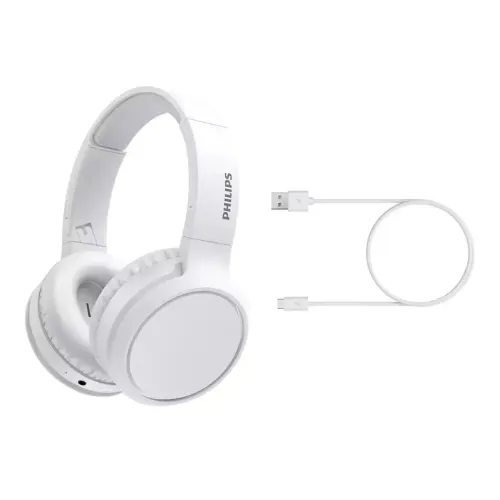 Słuchawki bezprzewodowe Philips TAH5205WH/00 Nauszne Bluetooth 5.0 Biały