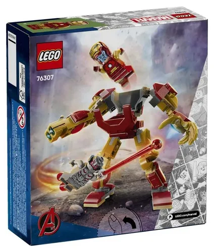 LEGO Super Heroes Marvel 76307 Mech Iron Mana kontra Ultron