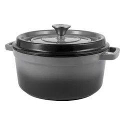 Garnek żeliwny VINTAGE CUISINE VC2P221GR20CP Szary Ombre 2.2L