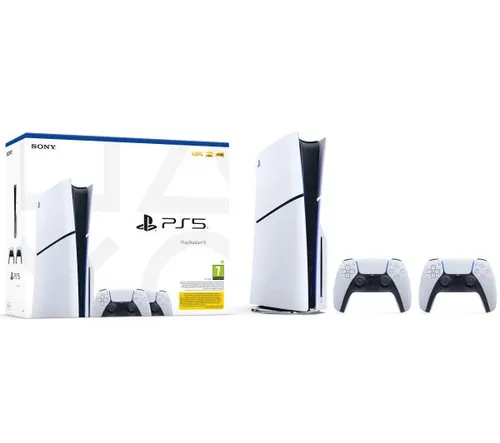 Konsola Sony PlayStation 5 D Chassis (PS5) z napędem 1TB + dodatkowy pad (biały)