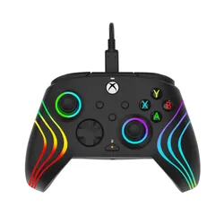 PDP Pad Afterglow Wave Black для Xbox-проводная