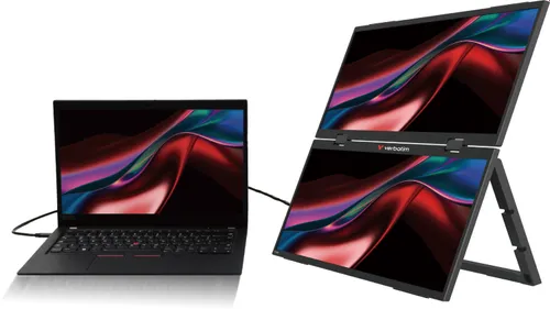 Monitor VERBATIM Dual Monitor Essentials 15.6" 1920x1080px IPS