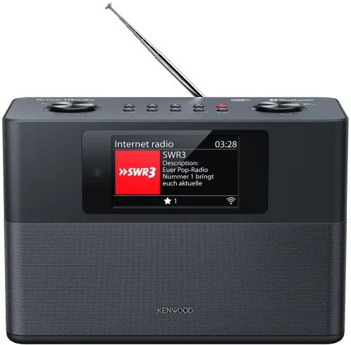 Radioodbiornik Kenwood CR-ST200S-B Radio FM DAB+ Internetowe Wi-Fi Bluetooth Czarny