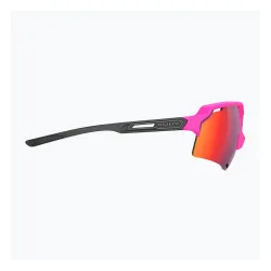 Okulary przeciwsłoneczne Rudy Project Deltabeat pink fluo/black matte/multilaser red