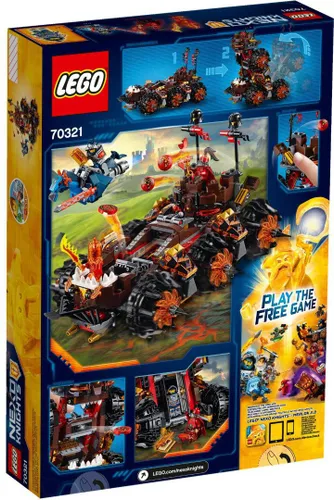 Конструктор Lego Nexo Knights осадная машина генерала Магмара (70321)