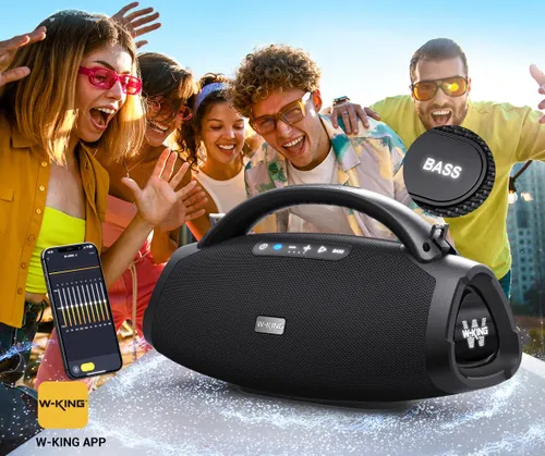 Głośnik mobilny W-KING X20 Czarny