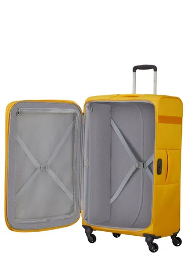 Walizka duża poszerzana Samsonite CityBeat - golden yellow