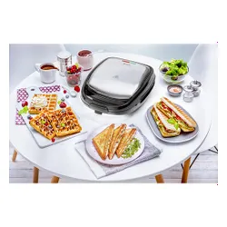 Opiekacz Tefal SW341D12 Snack Time 2w1 (2 komplety płyt w zestawie)