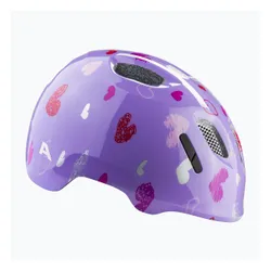 Kask rowerowy dziecięcy Alpina Ximo 2 Jr purple hearts gloss