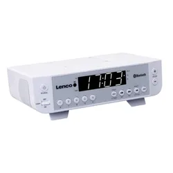 Radiobudzik Lenco KCR-100 (biały)