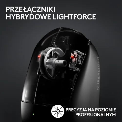 Myszka gamingowa Logitech G Pro X Superlight 2 - czarny