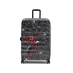 Большой жесткий чемодан American Tourister Wavebreaker Disney 85687-A083-1cnu Spiderman Skech