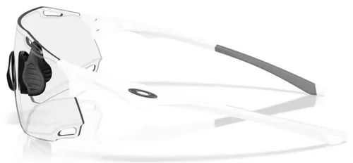 Okulary przeciwsłoneczne Oakley Cybr Dyno matte white/clear to black iridium photochromic