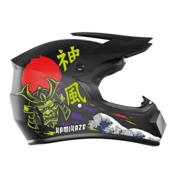 Kask KAMIKAZE Katana Czarny Full Face (rozmiar XL)