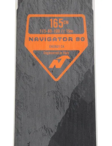 Narty allmountain NORDICA NAVIGATOR 80 + wiązania NORDICA COMPACT 10 z GRIP WALK - Długość (cm) - 165
