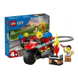 LEGO CITY 60410 STRAŻACKI MOTOCYKL RATUNKOWY zestaw klocków dla dzieci +4