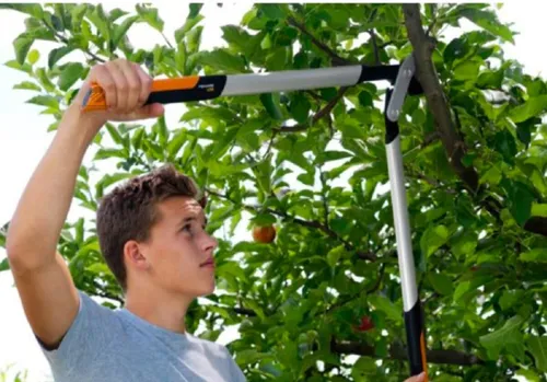 Sekator dźwigniowy nożycowy Fiskars L PowerGear X LX98