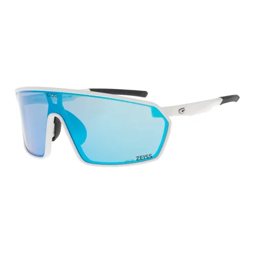 Okulary przeciwsłoneczne GOG Freya matt white/black/reflex sky blue