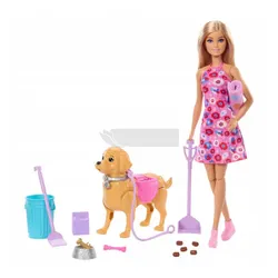 LALKA BARBIE MALIBU SPACER Z PIESKIEM CZYŚCIOSZKIEM zestaw dla dzieci +3 JJB46