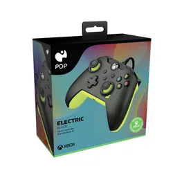 Геймпад PDP Electric Black для Xbox-проводной