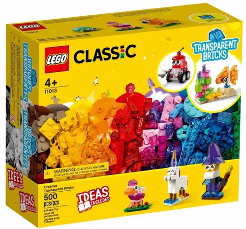 Конструктор LEGO Classic 11013 креативные прозрачные строительные блоки