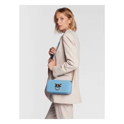 Pinko Love Click Baguette MINI pe 23 PLTT 100068 A0f1 Albastru deschis E42Q