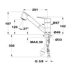 Bateria Teka IN 978 Chrom