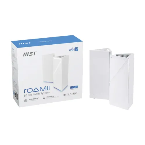 MSI Router Roamii BE Pro Mesh System - 2 Pak