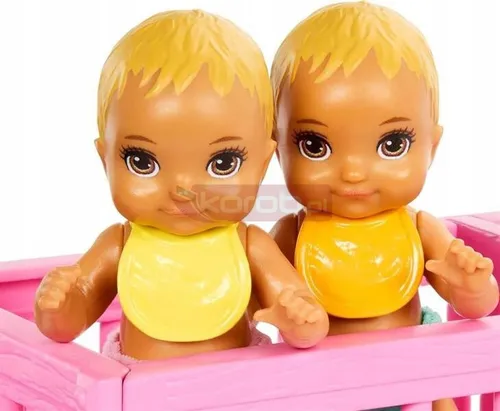 LALKA BARBIE SKIPPER KLUB OPIEKUNEK zestaw do zabawy OPIEKA NAD BLIŹNIAKAMI HXM99