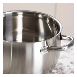 Garnek ze stali nierdzewnej z pokrywką SSW PROFI PLUS 3,6 l