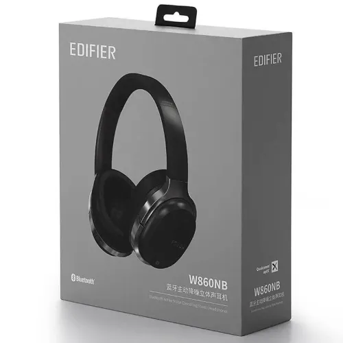 Słuchawki bezprzewodowe Edifier W860NB Nauszne Bluetooth 5.0 Czarny