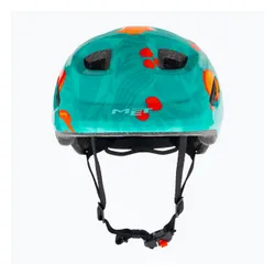 Kask rowerowy dziecięcy MET Hooray green fruit glossy