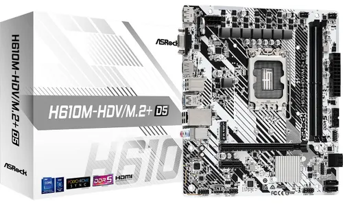 Płyta główna ASrock H610M-HDV/M.2+ D5 DDR5