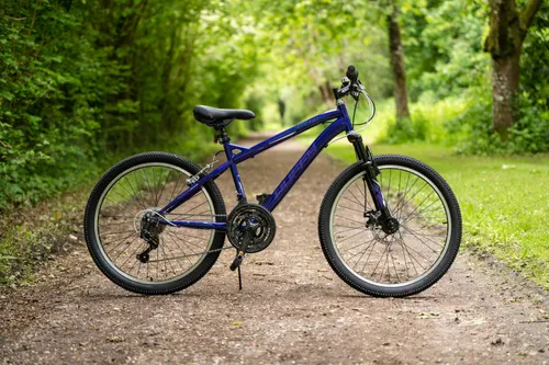 Rower dziecięcy HUFFY Extent 24 cali dla chłopca Fioletowy