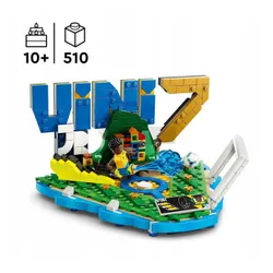 LEGO Editions 43027 Vini Jr. Piłkarski Momenty, zestaw klocków