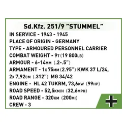 Конструктор COBI Sd.Kfz. 251/9 Stummel