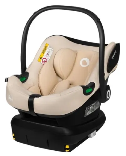 Fotelik samochodowy LIONELO Astrid i-Size z bazą Isofix 40-87 cm (0-13 kg) Beżowy