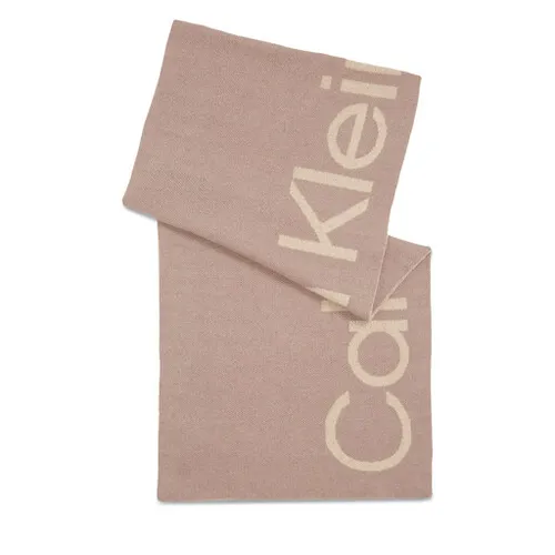 Calvin Klein eșarfă Logo Reverso eșarfă tonală 40X180 K60k611117 Doeskin PBP