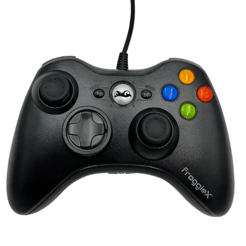 FroggieX FX-X360-PC-B Пад для ПК, Xbox 360 проводной черный