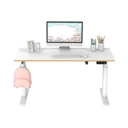 Biurko Ultradesk Pulsar 120cm Regulacja wysokości Biały