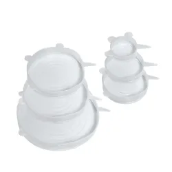 KUCHENPROFI Stretch 6 el. - pokrywki uniwersalne silikonowe