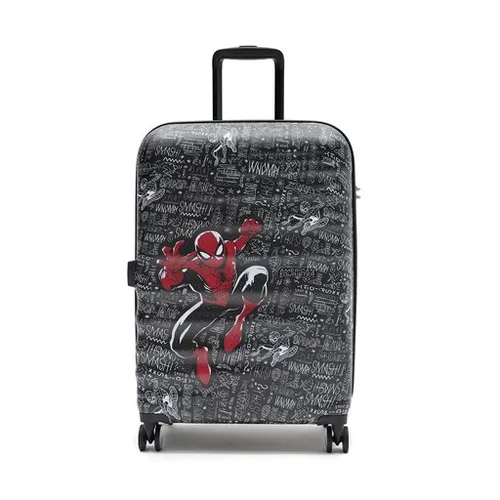 Маленький жесткий чемодан American Tourister Wavebreaker Disney 85671-A086-1cnu Spiderman Sketch