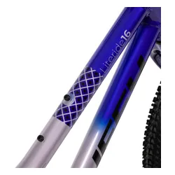 Rower dziecięcy HUFFY Literide Kids 16 cali dla chłopca Srebrno-niebieski