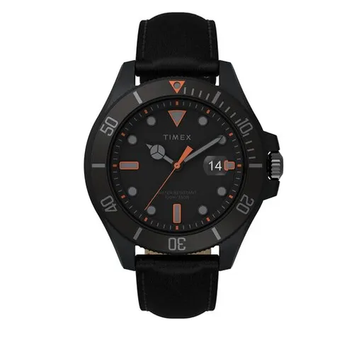 Timex Harborside Coast Saati TW2V42300 Siyah / Siyah