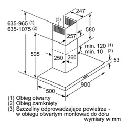 Вытяжка Bosch DWB96BC60 черный