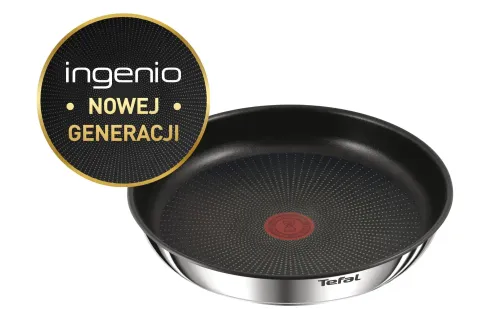 Zestaw patelni Tefal Ingenio Emotion+ L897S455 Indukcja Tytanowa 22cm, 24cm, 28cm