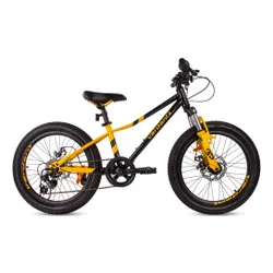 Rower dziecięcy SUN BABY Verdant Calix 20 dla chłopca Czarno-złoty