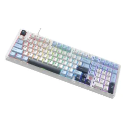 Klawiatura magnetyczna Ajazz AK980 MAX Biało-Niebieski
