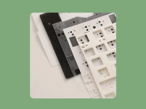 Klawiatura ROYAL KLUDGE R65 RGB Brown Switch Zielono-biało-czerwony